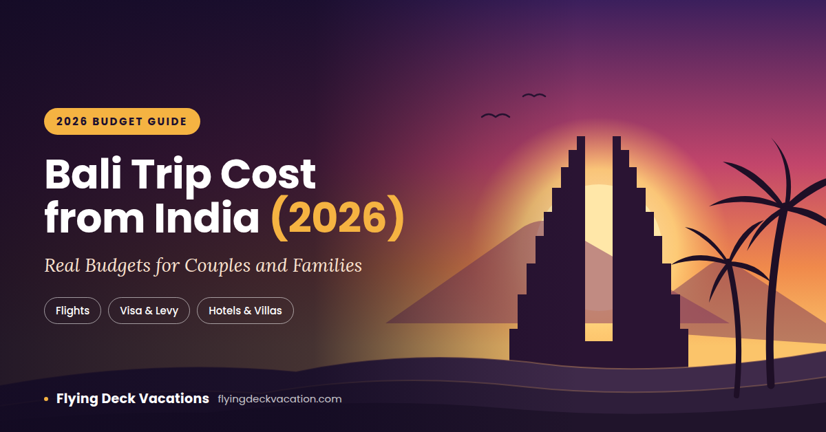 Bali Trip Cost from India (2026): Real Budgets for Couples and Families